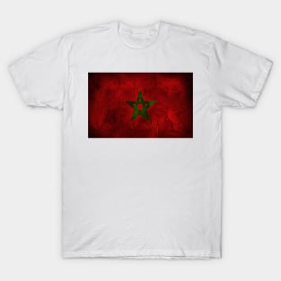 MOROCCAN FLAG WALLPAPER T-Shirt